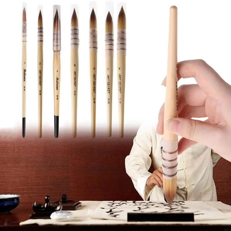 Q6PA Artist Paintbrushes Spring Festival Couplets thư pháp bàn chải bàn chải cho trẻ