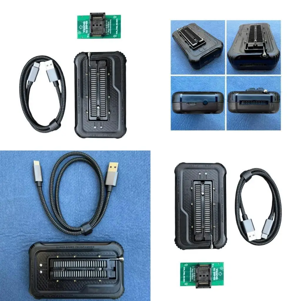 

652F Rapid Programming T76 Programmer With TSOP48 to DIP48 Adapter USB Cable For Professional Engineers And Production Lines