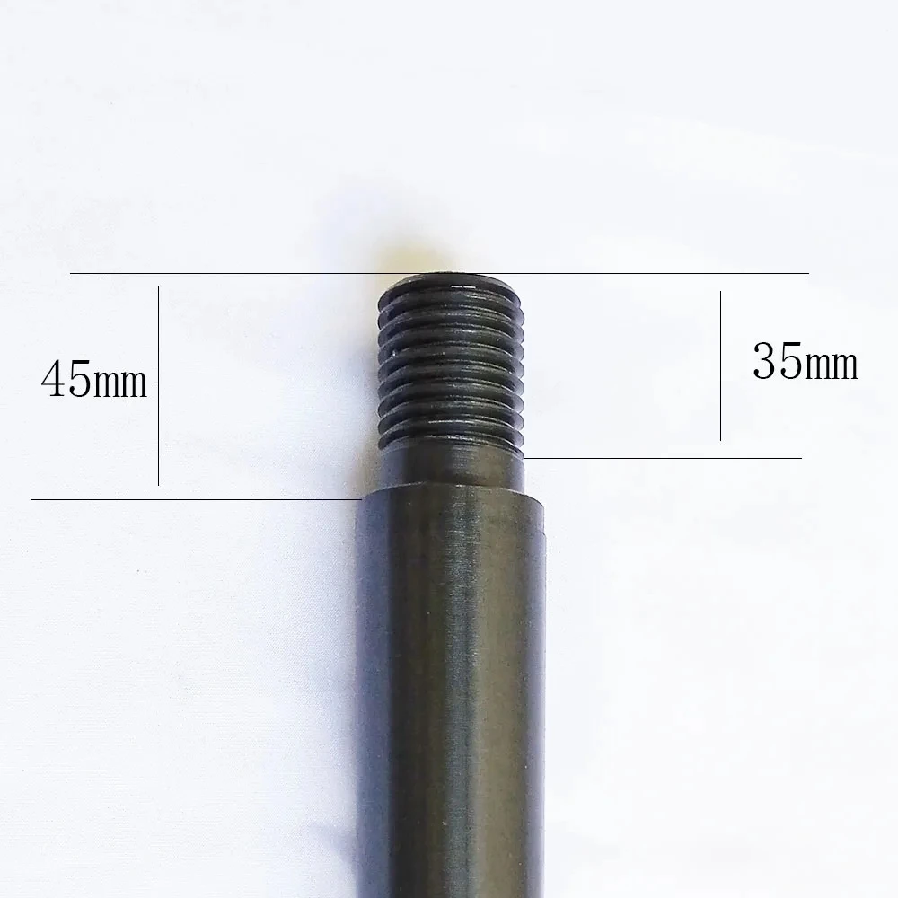 250mm Length Extension Connecting Rod of Diamond Wet Core drill Male 1 1/4-7 UNC to Femal 1 1/4-7 UNC Thread