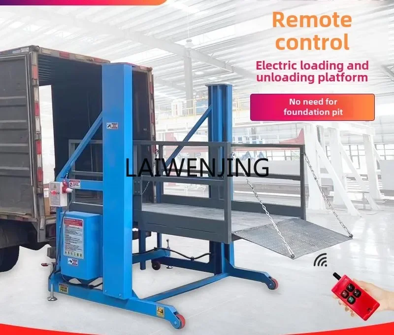 LYN wireless remote control mobile loading and unloading platform heavy electric hydraulic loading and unloading lift