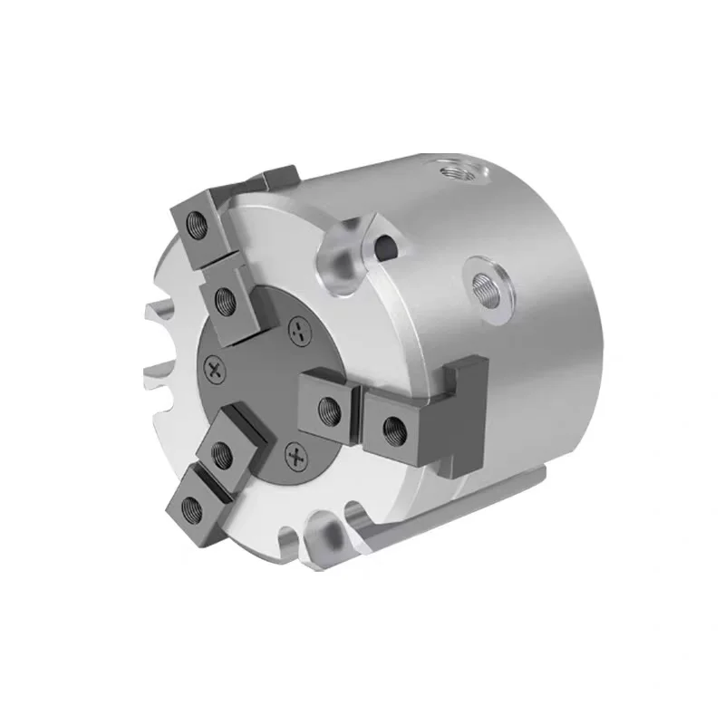 

SMC type finger cylinder two jaw three jaw four jaw pneumatic chuck fixture MHS2/3/4-16/20/25/32/40