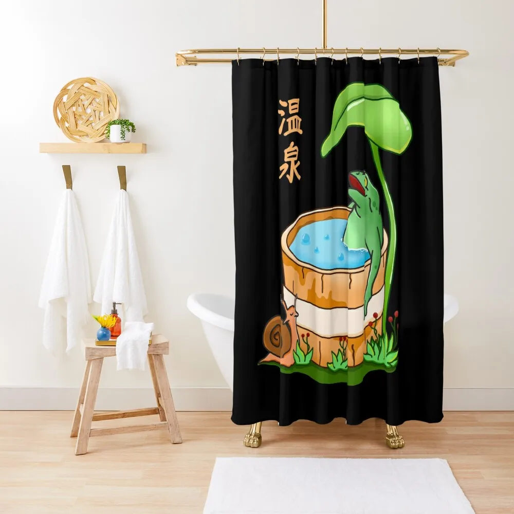 

Frog Onsen Shower Curtain Modern Showers For Bathroom Shower For Bathrooms Shower Sets For Bathroom Luxury Bathroom Curtain