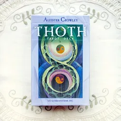 78pcs/set Original Aleister Crowley Thoth Tarot cards Divination board game card set all in English