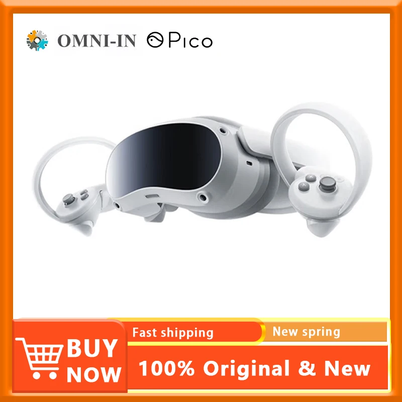 

Pico 4 VR Headsets 8G 256GB All-in-One Virtual Reality Watch Foodball 4K Display VR Glasses Connect Steam VR Original