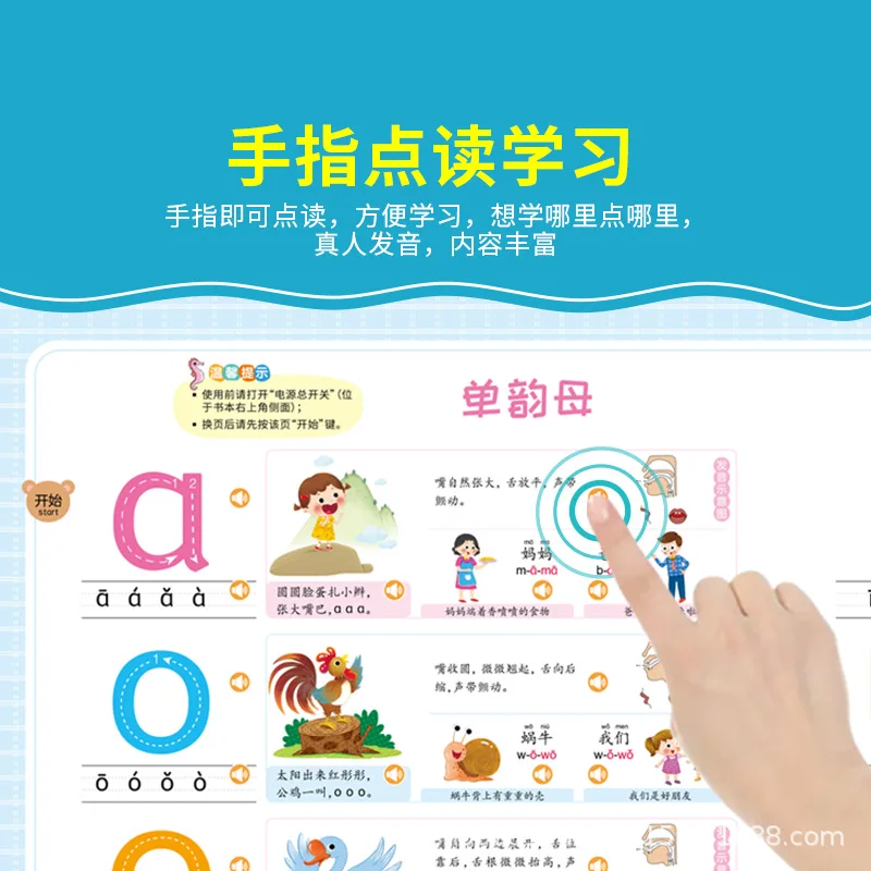 Imagem -04 - Pinyin Chinês Aprendendo Audiobbooks Treinamento Pinyin Infantil Educação Infantil Livros de Referência