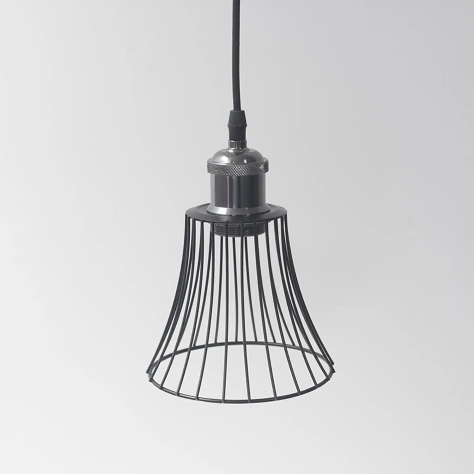 Industrial Metal Wire Hanging Light Cage Shade for Table Floor Pendant Lamp Bedroom Kitchen