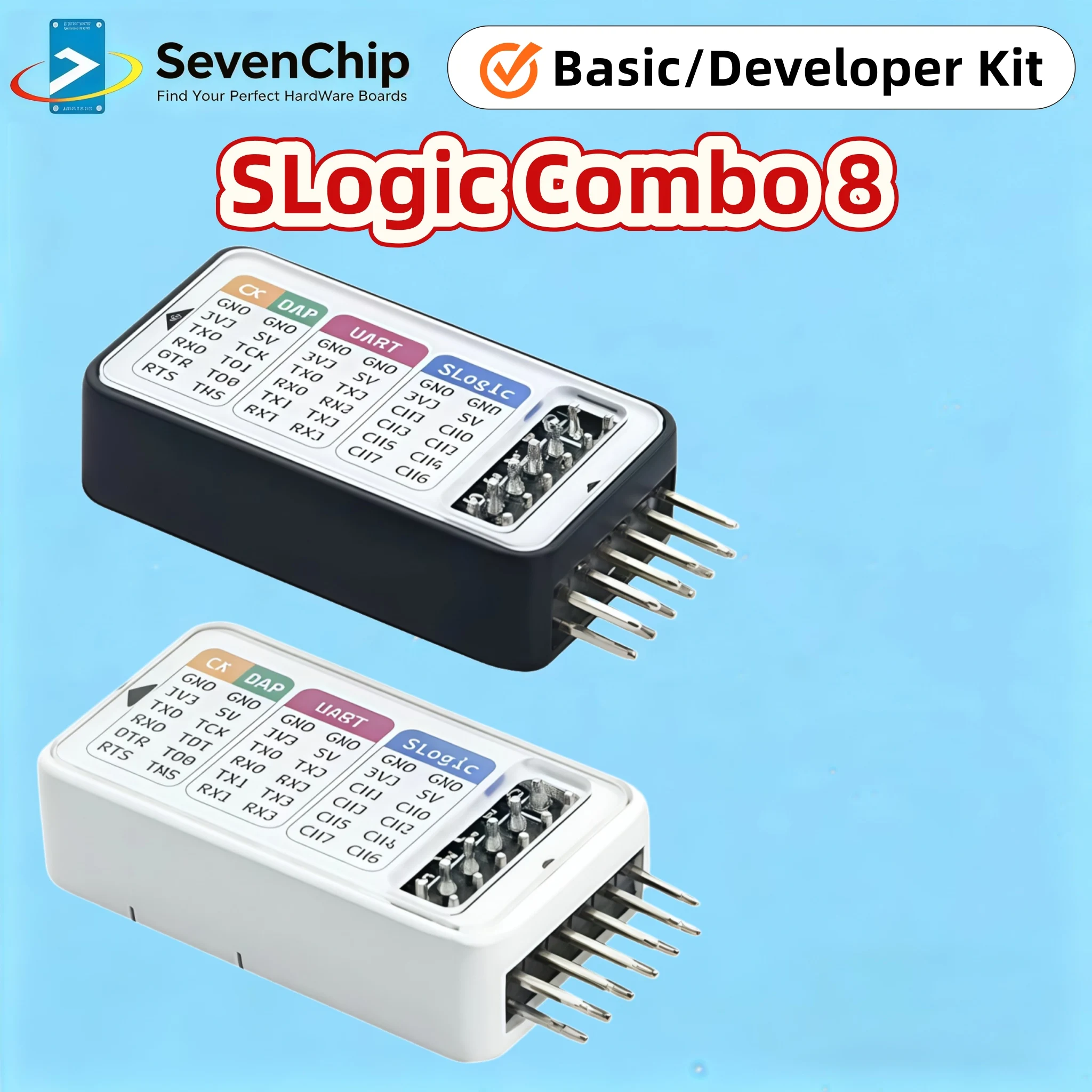 Sipeed SLogic Combo 8 Slogic Analyzer CKlink DAplink Debugger UART Module Powerful 4-in-1 Debugger DAPLink CKLink Debugger Tool