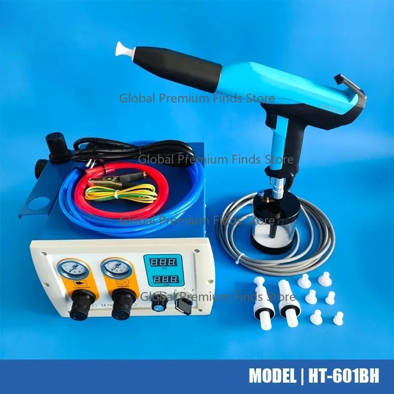 

Lab Test Electrostatic Powder Coating Machine Equipment With Home Applicable Cup Powder Coating Spray G-un and 601 Painting Unit