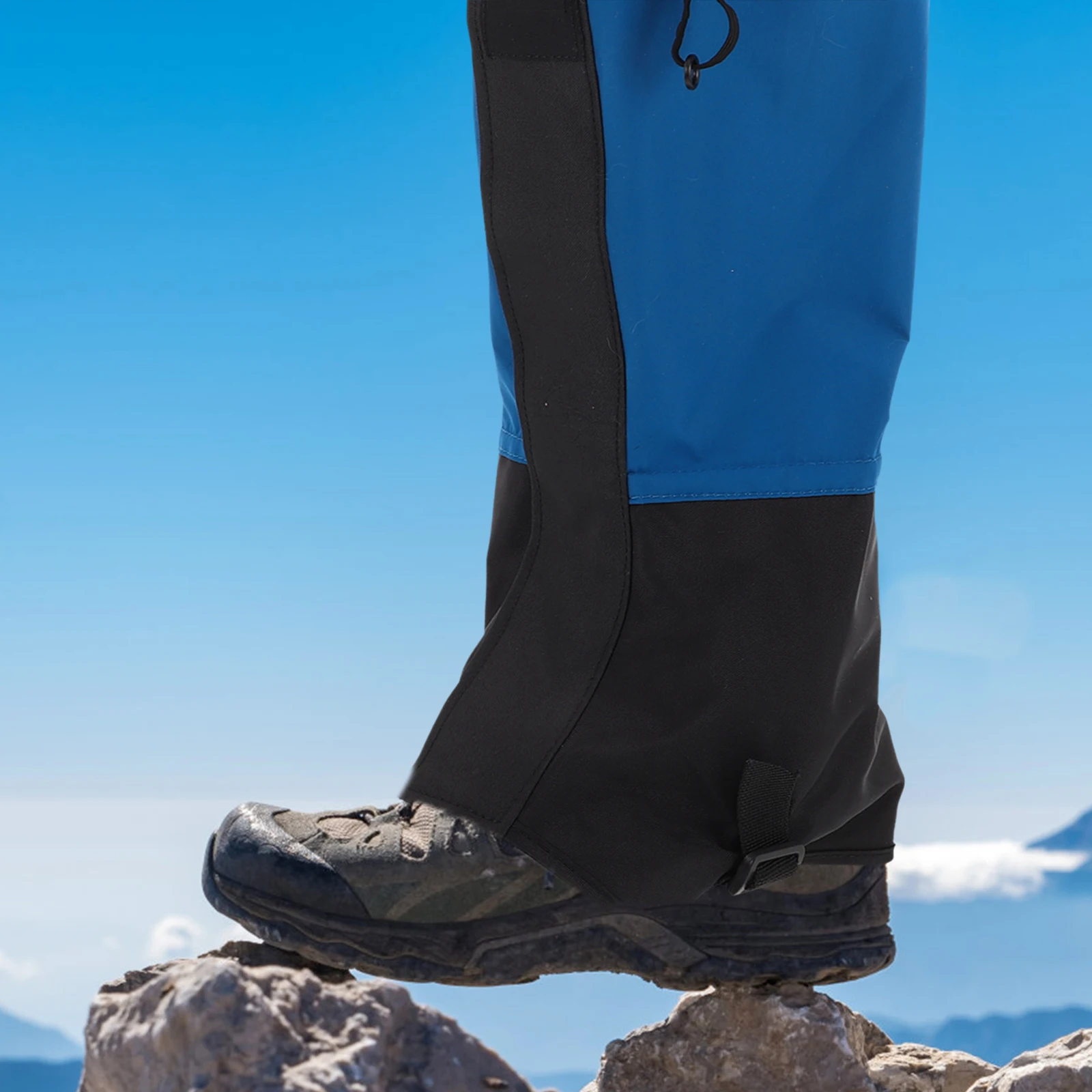 

1 Pair Outdoor Leg Gaiters Durable Polyester Snow Mud Protector Hiking Camping Warm Elastic Waterproof Anti Snake Gear