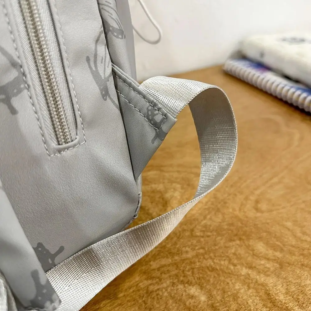 Portable Small Pack Butterfly Backpack Korean Style Solid Color Zipper Shoulder Bag Handbag Fitness Casual Backpack Outdoor