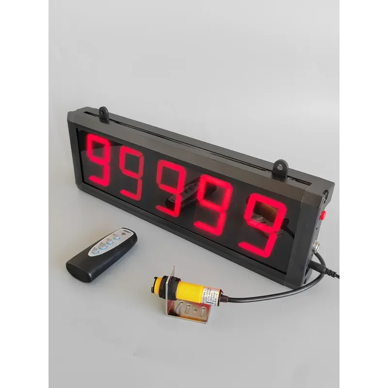 For Counter Automatic Induction Infrared Electronic Digital Display Large Screen Assembly Line Conveyor Belt Loading Point