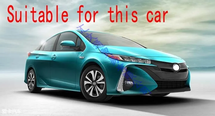For Toyota Prius XW50 PHV 2015-2021 2018 Decorate Accessories ABS Chrome Front Fog Light Lamp Cover Trim Molding Bezel Garnish view 2