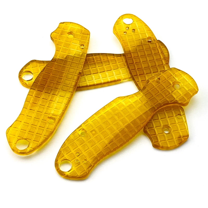 1 par de remendos de escalas de faca dobrável pei para facas originais para3 c223 material de remendo feito sob encomenda acessórios diy