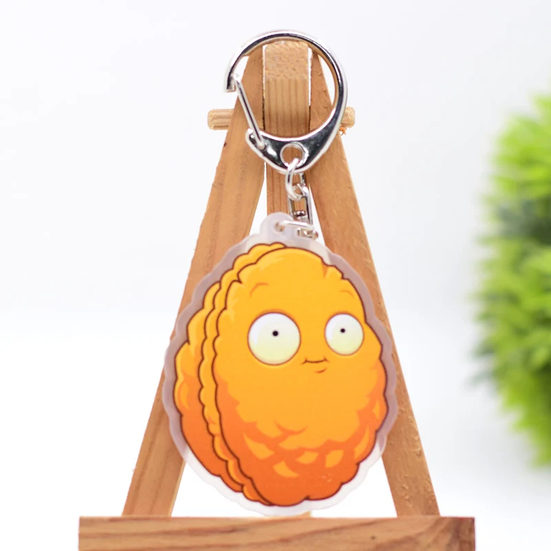 Cartoon Walnut Keychain Clear Acrylic Key Chain Pendant Accessories Fans Gifts