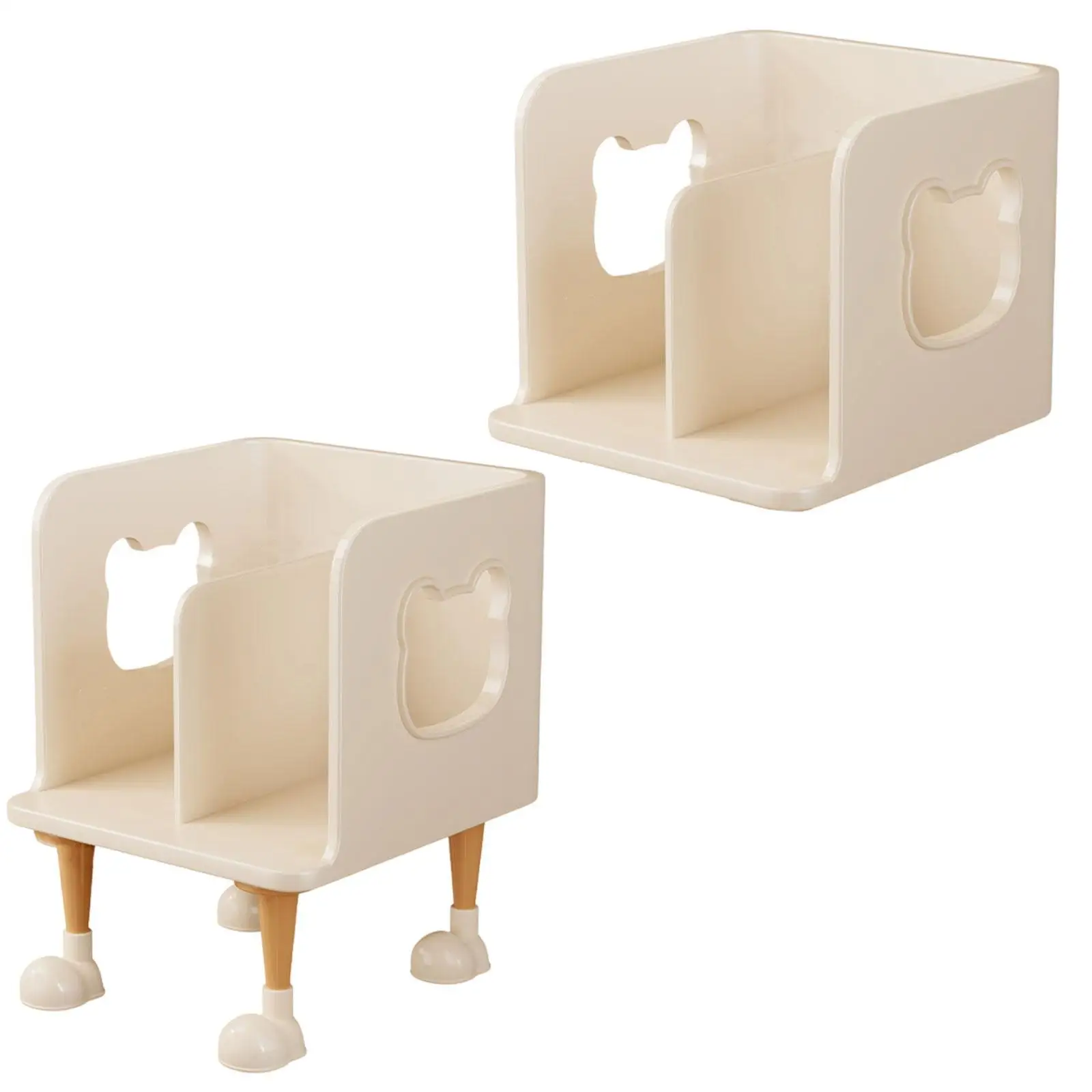 

Desktop Bookshelf Space Saving Small Bookcase for Home Study Room Studio