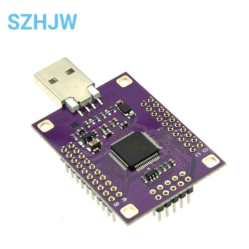 Imagem -03 - Usb de Quatro Canais para Porta Serial Ft4232 Uart Spi I2c Jtag Rs232 Rs485 Rs422 Módulo Canais Ft4232hl Cjmcu4232