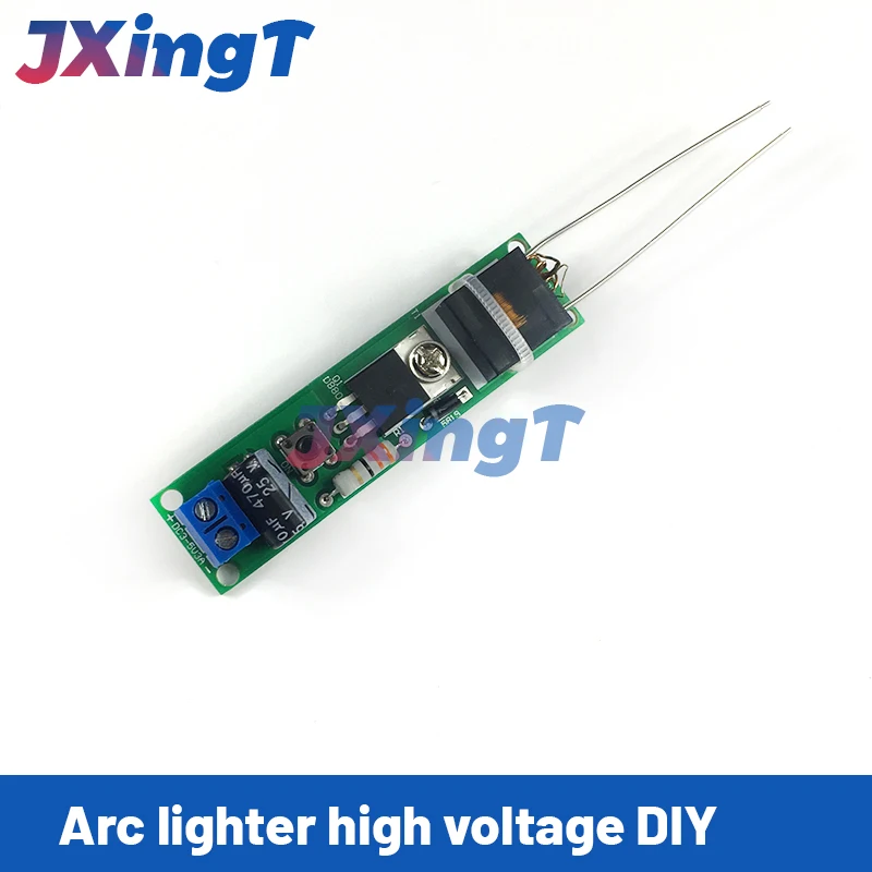 DC3-5V DIY Kit High Voltage Generator Arc Igniter Lighter Kit for DIY Electronic Production Suite