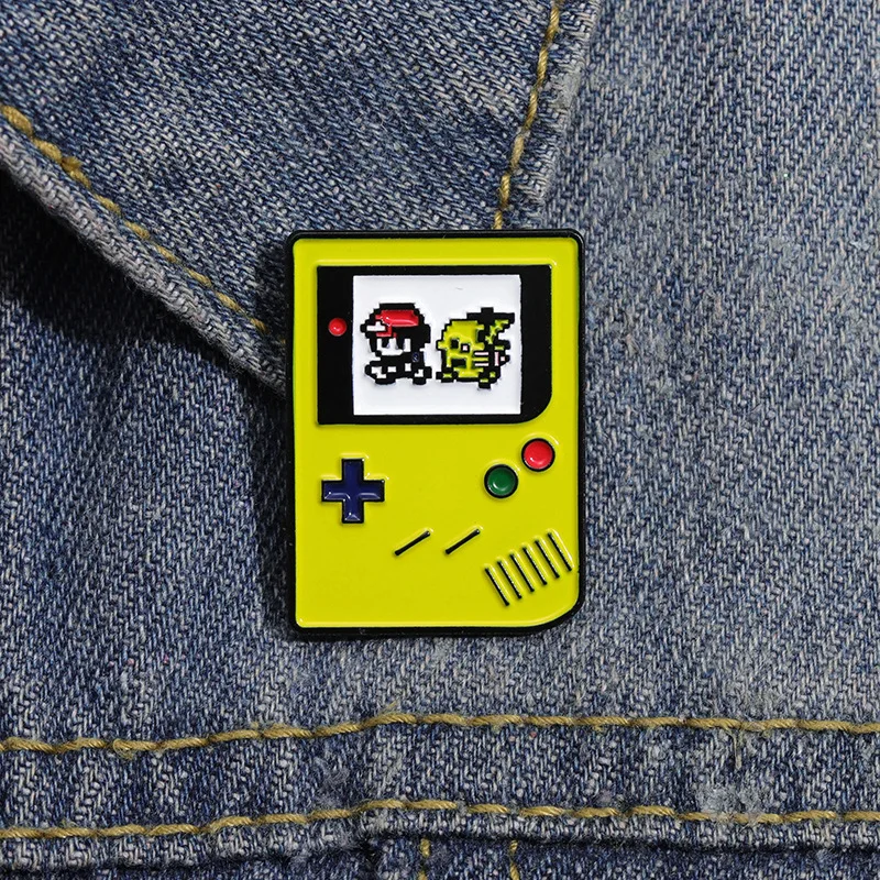 Japanese Anime Enamel Lapel Pin Game Machine Collect Badge Cute Children Gift Jewelry Backpack Hat Collar Brooches Women Man