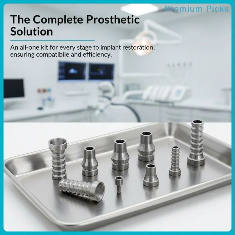 portableTitanium Dental 4.8mm Temporary Implant Parts Fit Nobel Biocare For Clinics Labs