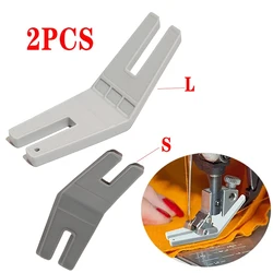 2pcs Sewing Machine Presser Foot Tool Plate Button Reed Presser Foot For Chunky Denim and Hemlines Embroidery Sewing Accessories