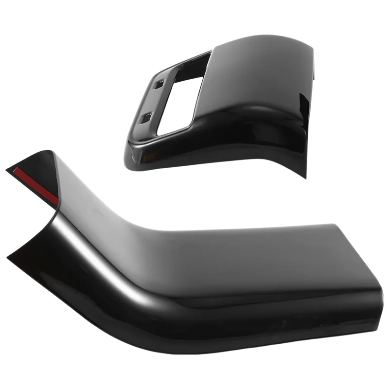 

Excellent-Rear Exhaust Air Vent Frame Anti-Kick Panel Patches Air Vent Decoration Parts Accessories For Tesla Model 3, A