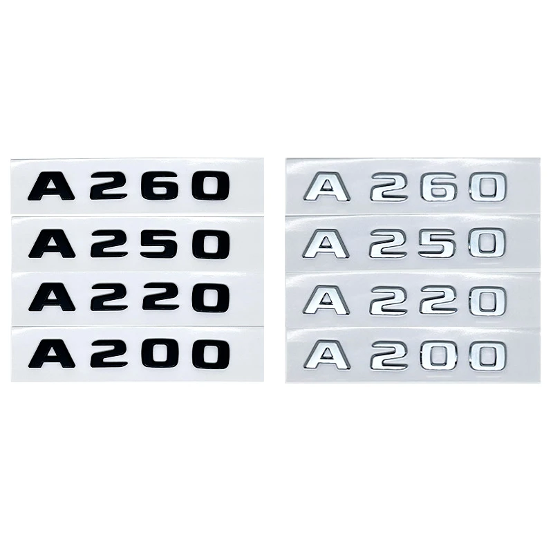 

Mercedes Benz A Class W176 W177 3D ABS 4Matic Emblem - Fit A180/A200/A220/A250/A260/A180d/A220d - Rear Trunk Logo Sticker Upgrad