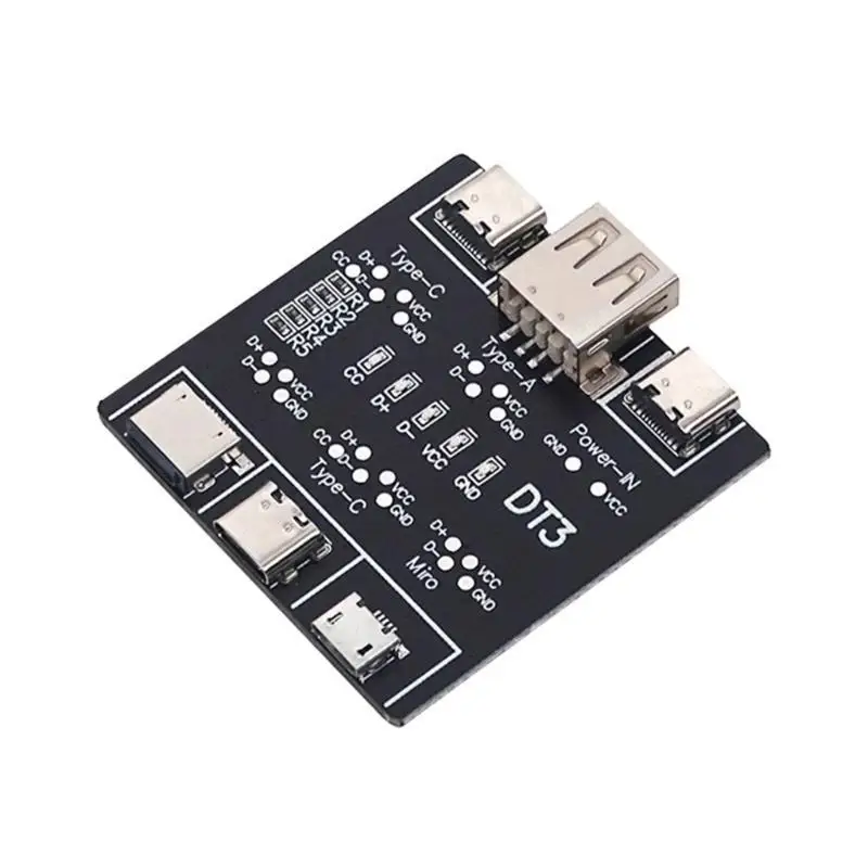 

R53C USB-кабель для передачи данных, плата обнаружения включения-выключения для портов Micro Type C, тестер USB-кабеля