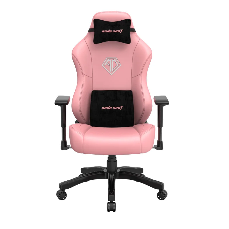 Andaseat Phantom 3 Pink PVC Leather Gaming Chair for  PC & Racing