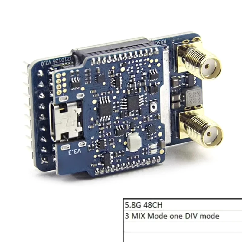 Sky04 3.3 Receiver Module 5.8GHz Frequency 48-channel for FPV Goggles Improve Video Reception 48CH 3.3 Hardware