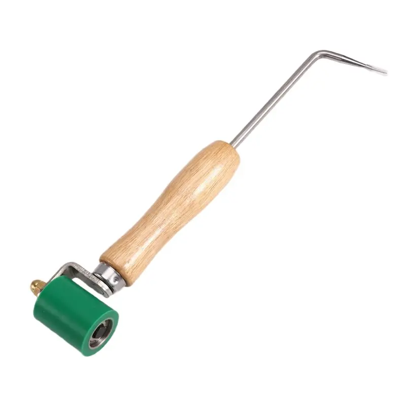 

【OFF-SHELF】Силикон для однослойного ролика кровельного шва из ПВХ/EPDM, 40 мм со встроенным зондом с деревянной ручкой