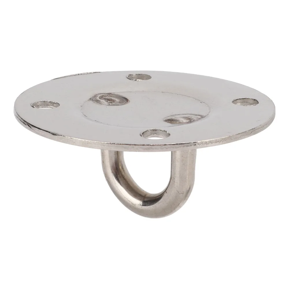 1 مجموعة دائم الحديد السقف شنقا كيت الثقيلة الفضة العين سقف هوك تعليق قوس هوك اللكم أكياس #4