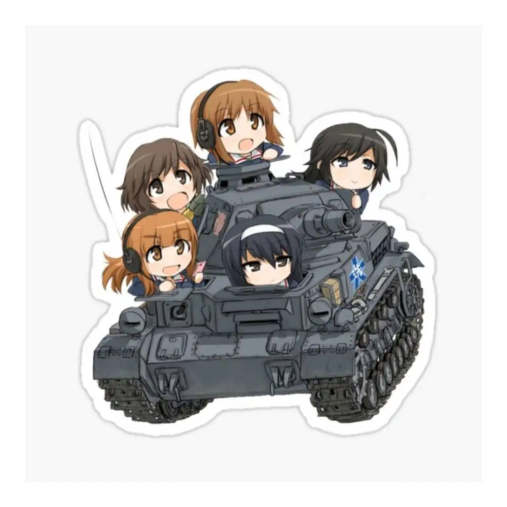 Girls Und Panzer Sticker Car Window Bumpers Die-cut Vinyl Stickers Decorative Accessories