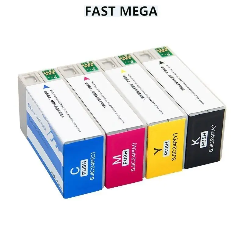 

Epson SJIC24 label 4 color pigment ink cartridge EPSON TM-C3520 color label printer