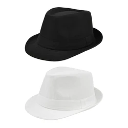 Men Cowboy Hats for Outdoor Jazz Hat for Women Windproof Hat Model Show Hat