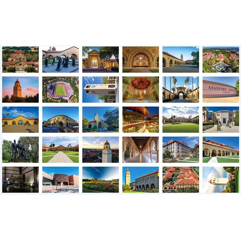 30 Sheets/Set Stanford University Postcard Ins Style Greeting Message Cards Wish Card Fashion Gift DIY Journal Decoration