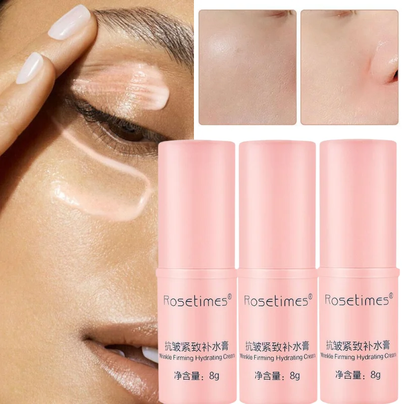 Anti Wrinkle Firming Hydrating Facial Stick Portable Moisturizing Skin Balm Improve Dry Rough Skin Face Care Cream Skin Care