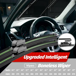 Car Windshield Wiper Blades Hook Universal U-type Soft Rubber Wiper 14