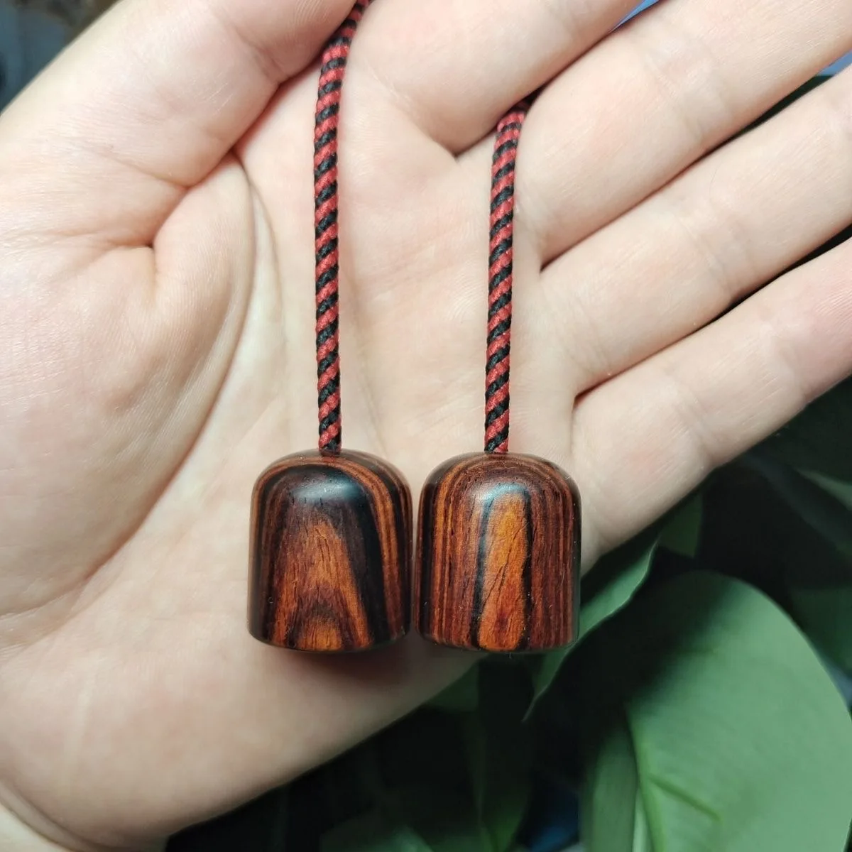 Jouet Fidget en bois rouge EDC Begleri, perles de souci, compétence des doigts, paracorde, Stress, Sport des doigts extrêmes, jouets Fidget TDAH