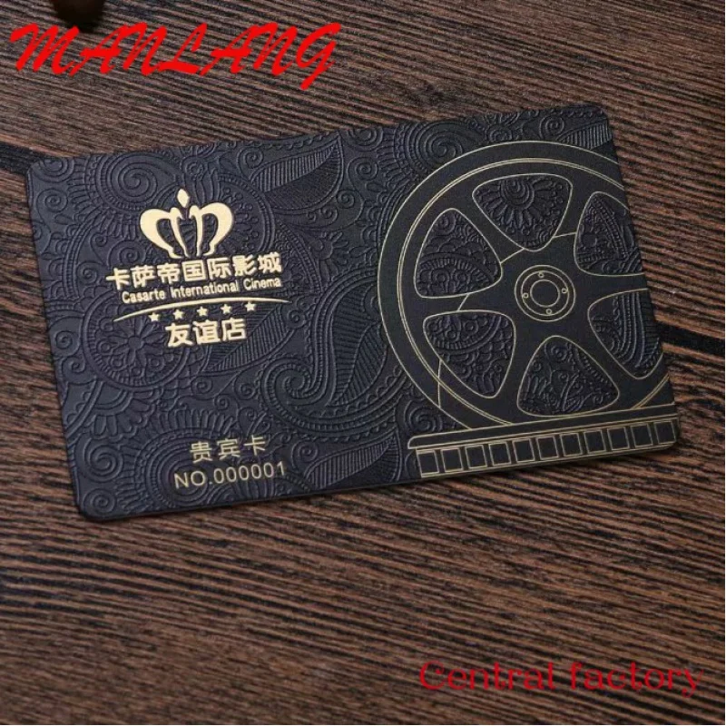 Custom  Carte De Visite  Custom Printed Plastic PVC Business Card VIP Membership Gift Cards  carte de visite