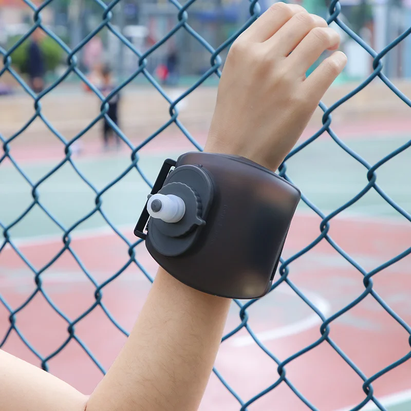 Handheld Soft Water Bottle, Wearable Wrist Hydration Flask, Portable Direct Drink Cup for Running Cycling Gym Outdoor Sports - view 3