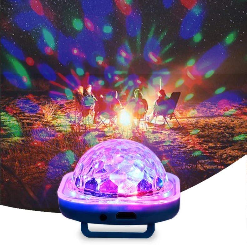 Mini Smurf RGB Light Wearable Watch Colorful Sound Control Childrens Toys Projection Disco Stage Lights Ambient Lamp For KTV Bar view 3