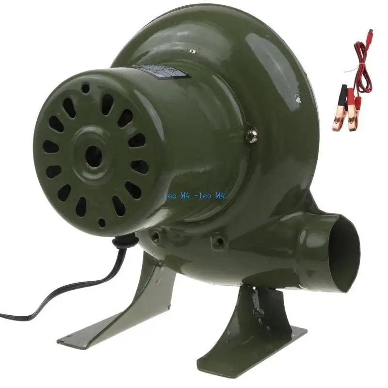 

E15B 12V BBQ Electric Fan Charcoal Chimney Starter Blacksmith Blower Grill Fans