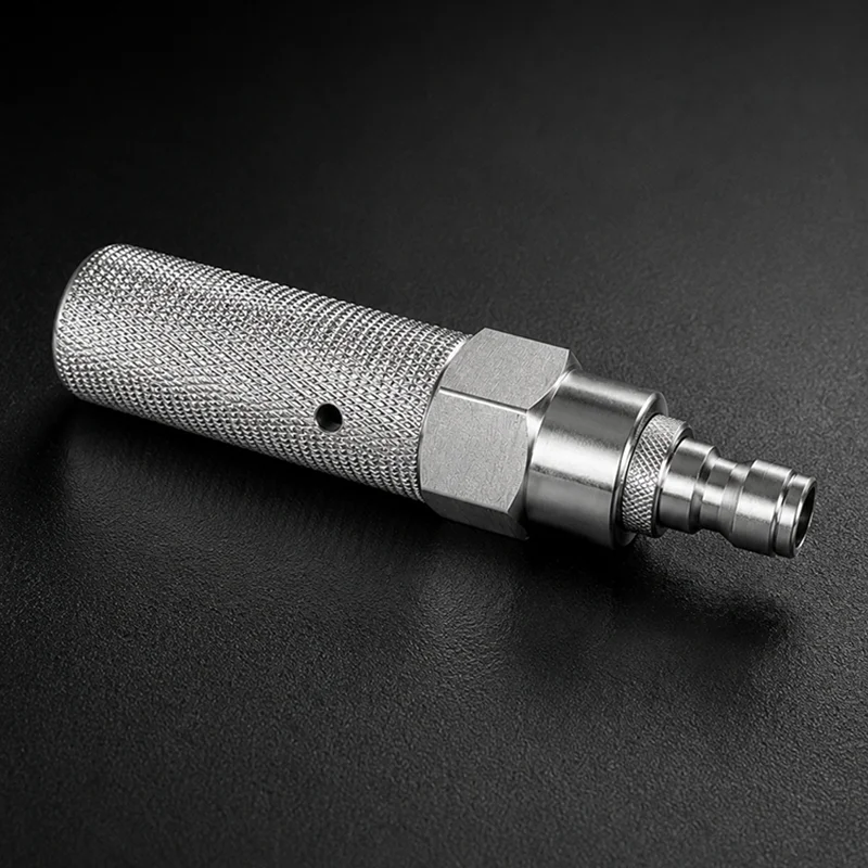 1PCS For UAV Drone One Piece Dual Mode Nozzle Length 80mm Foam Water Spray Cleaning Accessory Aluminum Forged Washer Head