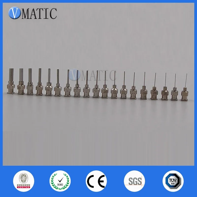 High Precision All Metal Blunt Stainless Steel 12PCS Glue Syringe Tips Dispensing Needle 1/2 Inch