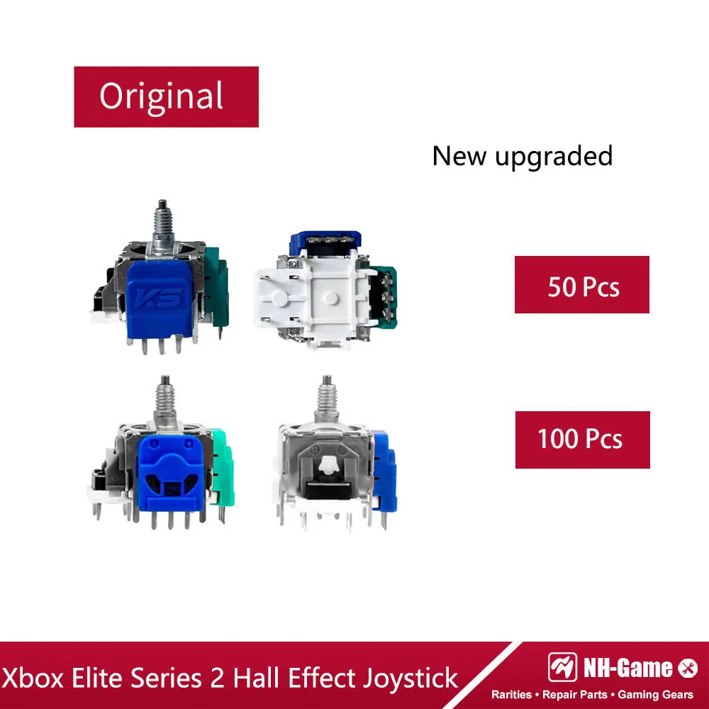 

50/100PCS TMR Drift Electromagnetic Hall Effect Joystick for Xbox Elite Series 2 Controller 3D Analog Stick Potentiometer Module