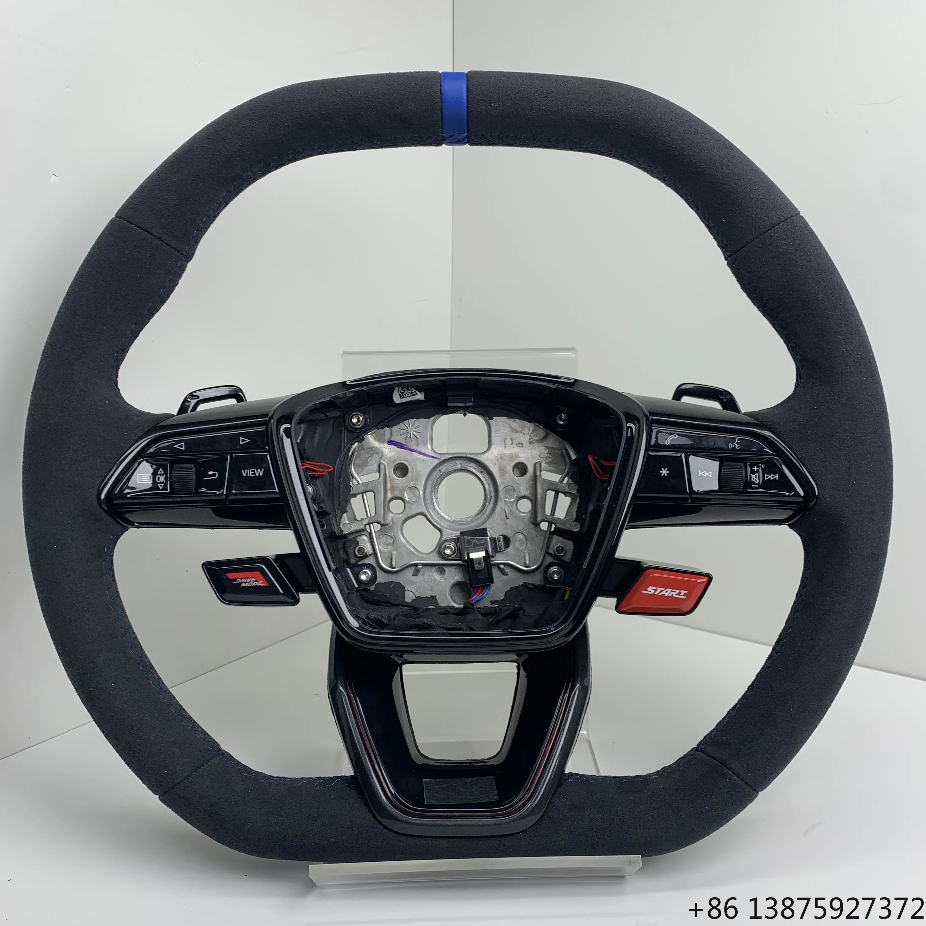 

New Style Suitable for A1 A3 A4 A5 A6 A7 RS R8 RS3 C7 Q5 Q7 S3 8V B8 B9 S4 Q3 Q8 TT Custom Full Suede Steering Wheel
