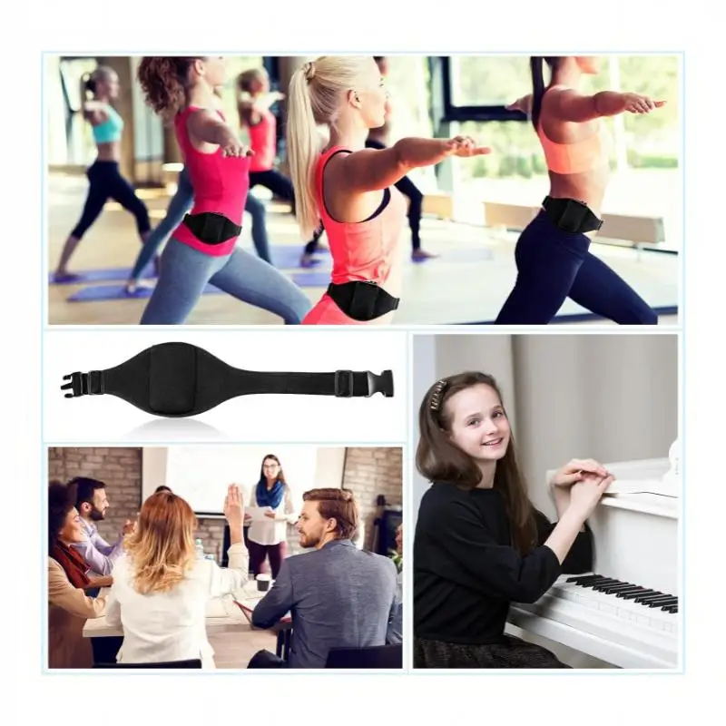 Verstellbarer Mikrofon-Gürtel mit freihändigem Mikrofonhalter, sicherer Hüftträger für Fitnesslehrer, Redner und Performer – Detail 7