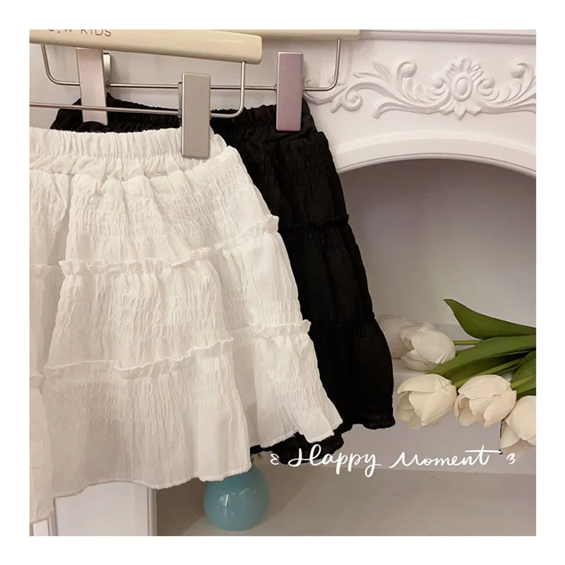 Summer New Elastic Waist Layered Toddler Girls Short Skirt Kids Cute Solid Color Shorts Children Lace Cake SKirts 3 Summer New Elastic Waist Layered Toddler Girls Short Skirt Kids Cute Solid Color Shorts Children Lace Cake SKirts 3