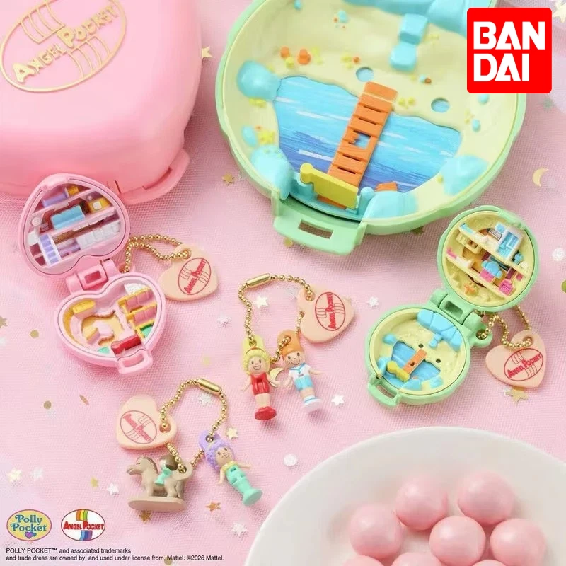 2026.12 Japón Preventa Bandai Polly Pocket Vol. 3 Caja Sorpresa Llavero Coleccionable Miniatura Modelo Portátil Juguetes Decorativos de Exhibición