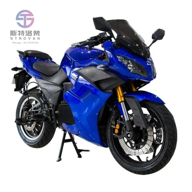 DP 5000W Electric Fast Motorcycle for Adults Racing Retros with 6KW Power 120KM Range 72V Li Ion Battery Brushless Motor
